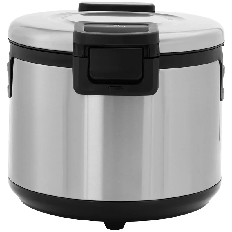 Chauffe riz maintien au chaud 26 l acier inoxydable aluminium pp téflon argenté 14_0008661