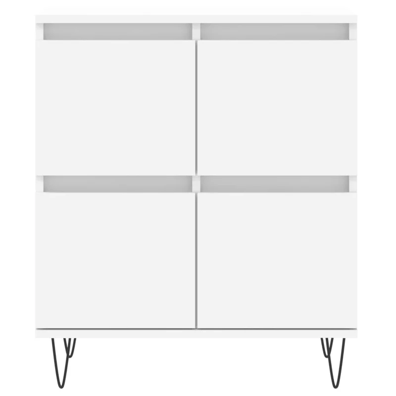 Buffet bahut commode armoire meuble de rangement organisateur cuisine salle de séjour salons 3 pcs bois d'ingénierie blanc 02_0037000