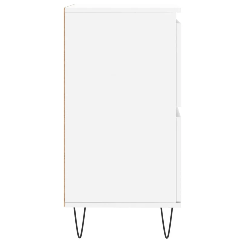 Buffet bahut commode armoire meuble de rangement organisateur cuisine salle de séjour salons 3 pcs bois d'ingénierie blanc 02_0037000