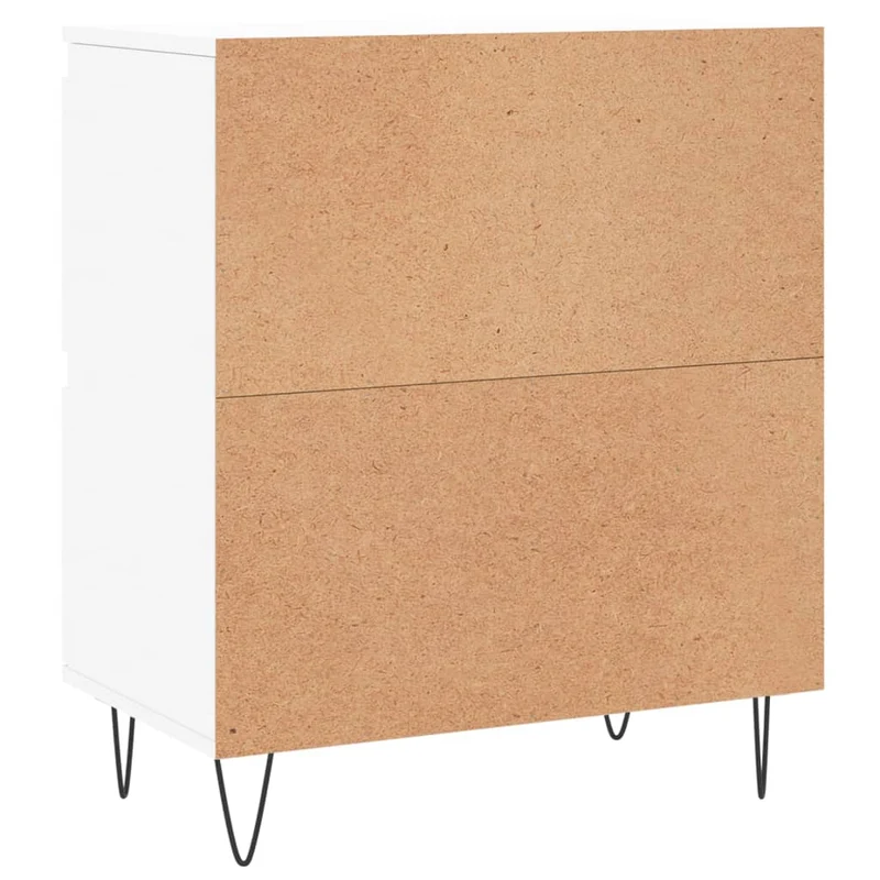 Buffet bahut commode armoire meuble de rangement organisateur cuisine salle de séjour salons 3 pcs bois d'ingénierie blanc 02_0037000