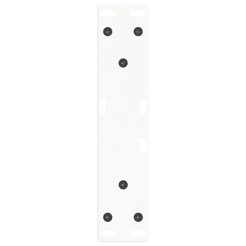 Lot de 2 pieds de table basse en forme de V réglables 28 x 43 cm en acier blanc 02_0056909