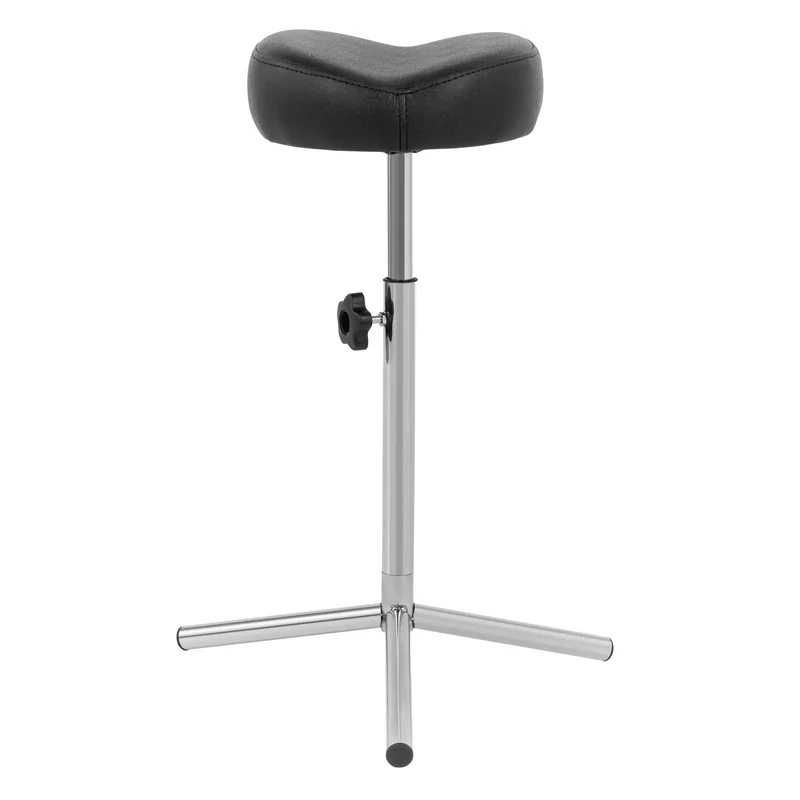 Repose bras tattoo réglable en hauteur 47 x 47 x 50 60 cm acier inoxydable pvc contreplaqué mousse synthétique noir 14_0009842