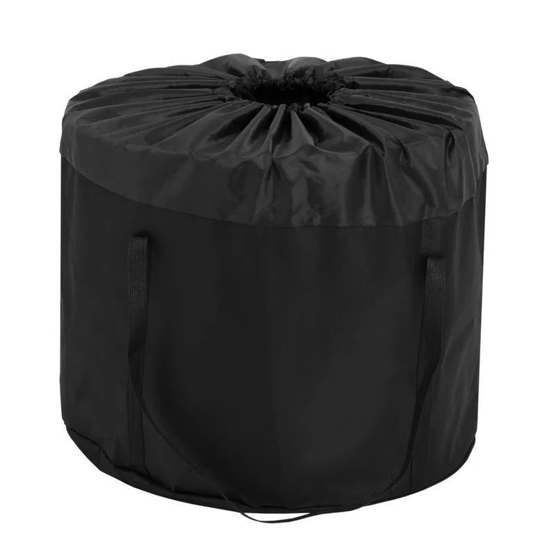 Brasero extérieur en acier inoxydable avec grille 55 x 55 x 48 cm acier inoxydable PVC PU noir argenté 14_0008436