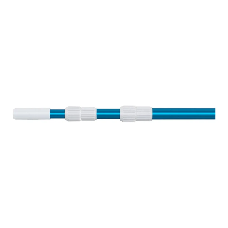 Manche télescopique pour piscine lisse 3,6 m aluminium plastique 14_0007615