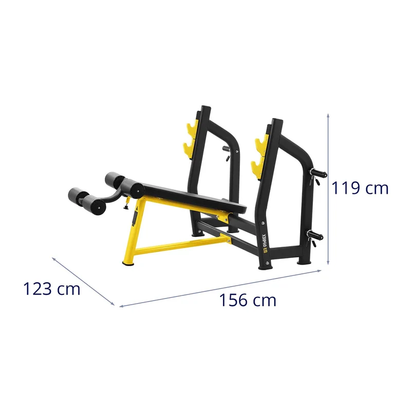 Banc décliné - 135 kg - 1 080 x 270 mm sport fitness 14_0007962