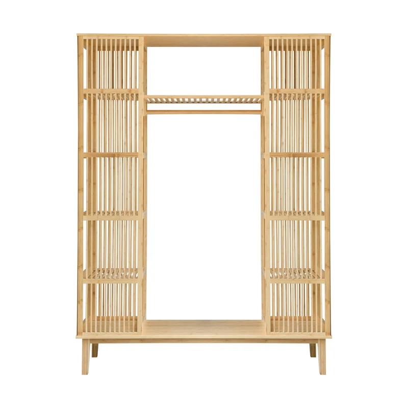 Garde-robe à 2 portes coulissantes 185 x 140 x 45 cm 03_0008153