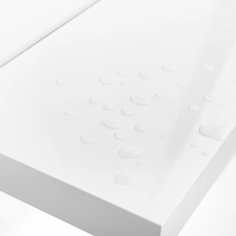 Étagère murale tablette murale étagère flottante étagère de rangement 80 x 20 x 3,8 cm MDF blanc 12_0003282