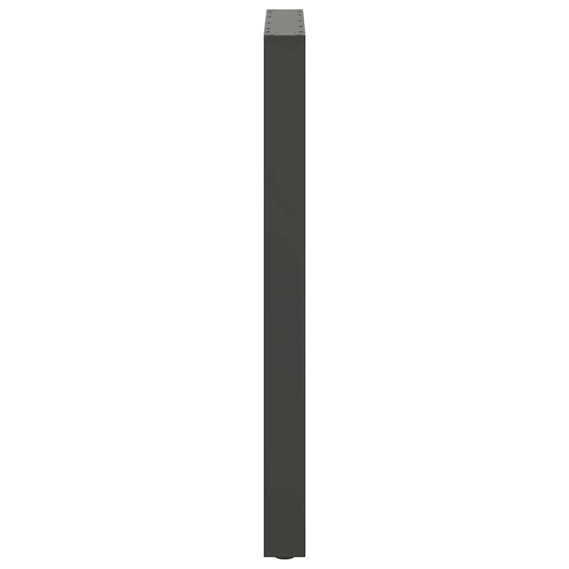 Lot de 2 pieds de table de bar modernes 60 x 100 cm avec niveleurs réglables en acier anthracite 02_0057586