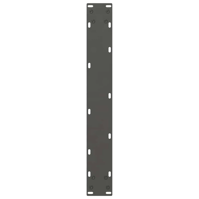 Lot de 2 pieds de table de bar modernes 60 x 100 cm avec niveleurs réglables en acier anthracite 02_0057586