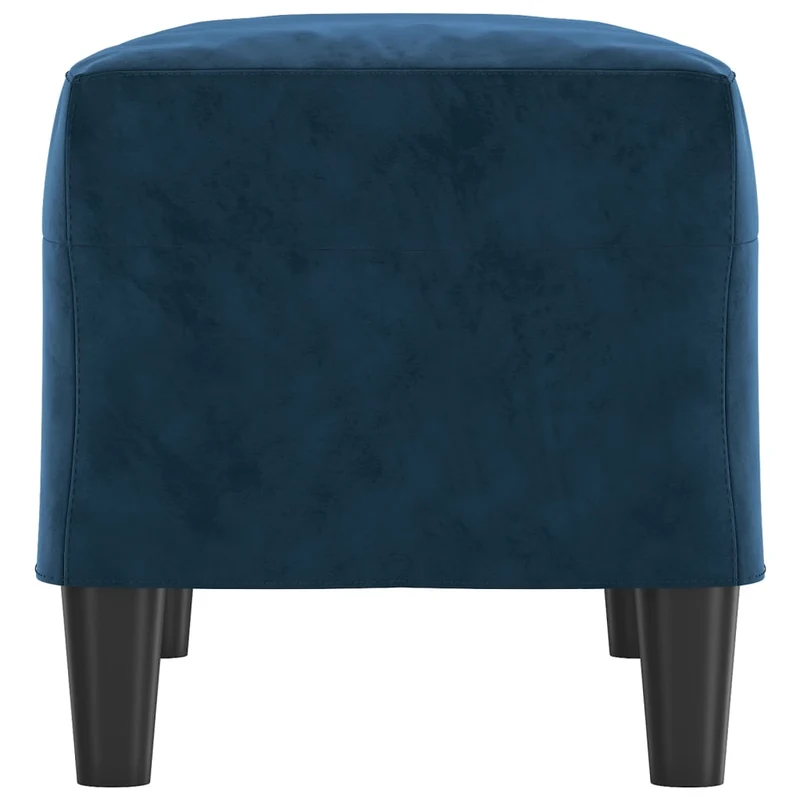 Banc banquette bleu 70 x 35 x 41 cm velours 02_0010684
