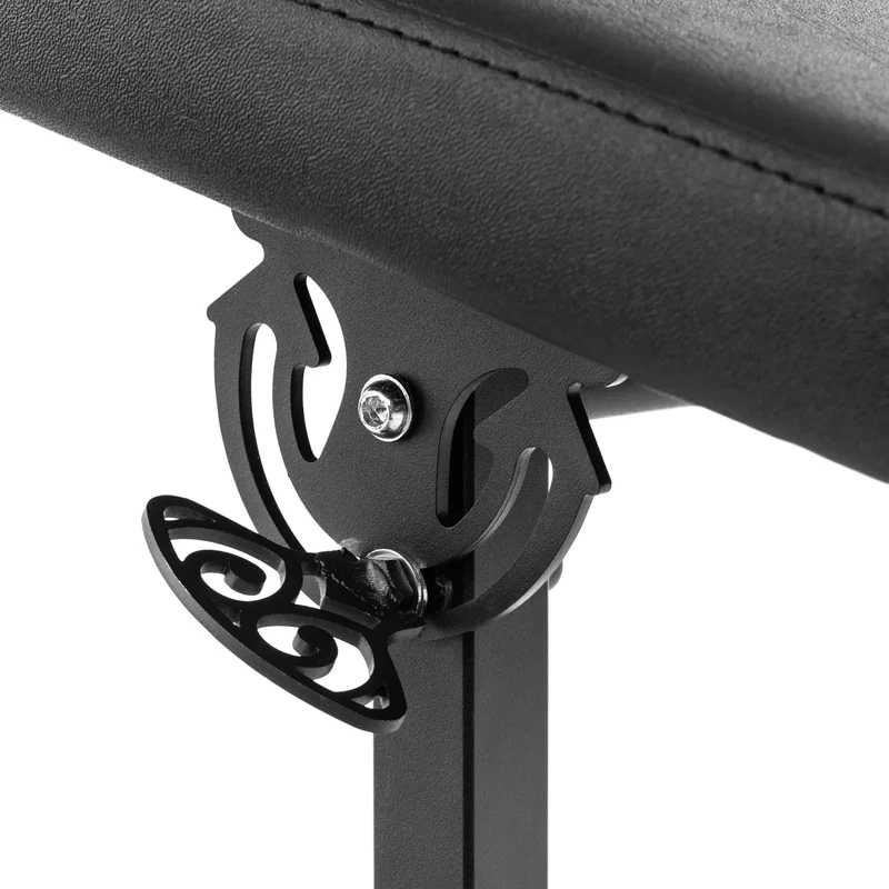 Repose bras tattoo réglable en hauteur inclinable 71 x 40 x 67 109 cm pvc contreplaqué fer mousse synthétique noir 14_0009845