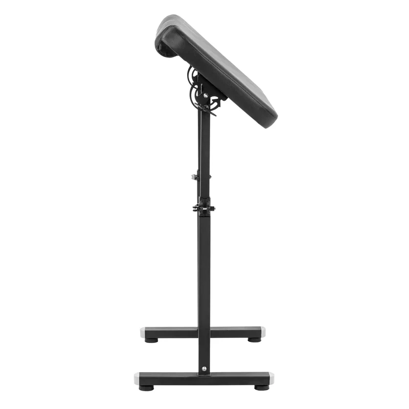 Repose bras tattoo réglable en hauteur inclinable 71 x 40 x 67 109 cm pvc contreplaqué fer mousse synthétique noir 14_0009845
