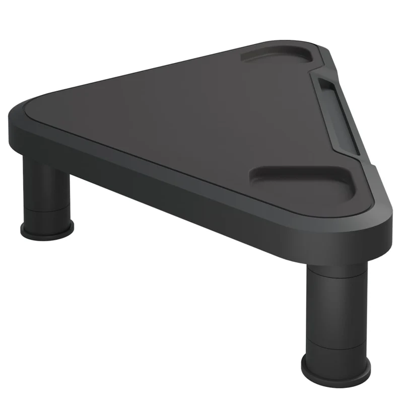 Support de moniteur d'angle 49 x 28 x 10,5 cm noir 02_0029220