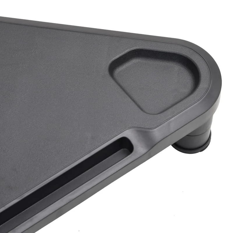 Support de moniteur d'angle 49 x 28 x 10,5 cm noir 02_0029220