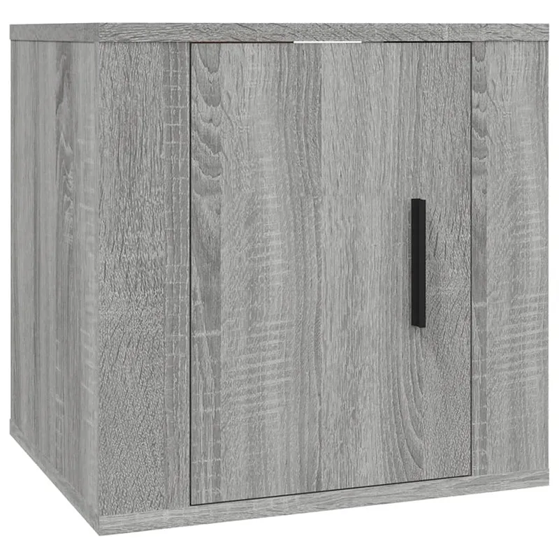 Ensemble de meubles armoire buffet TV télévision salon chambre séjour 8 pièces sonoma bois d'ingénierie gris 02_0025323