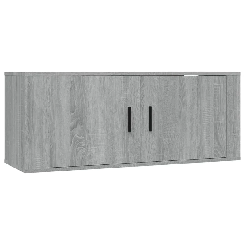 Ensemble de meubles armoire buffet TV télévision salon chambre séjour 6 pièces sonoma bois d'ingénierie gris 02_0025139