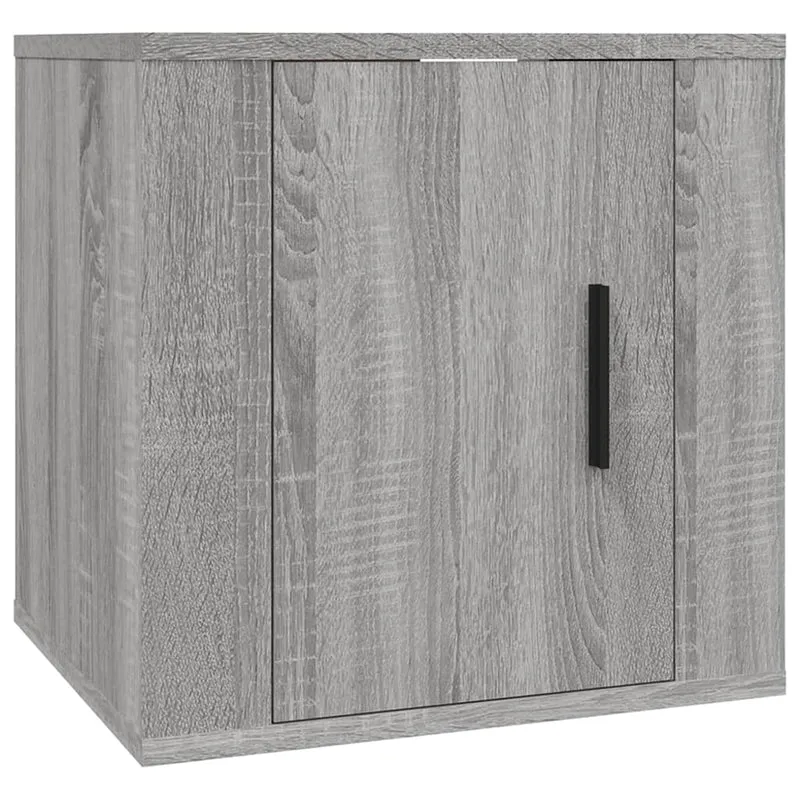 Ensemble de meubles armoire buffet TV télévision salon chambre séjour 6 pièces sonoma bois d'ingénierie gris 02_0025139