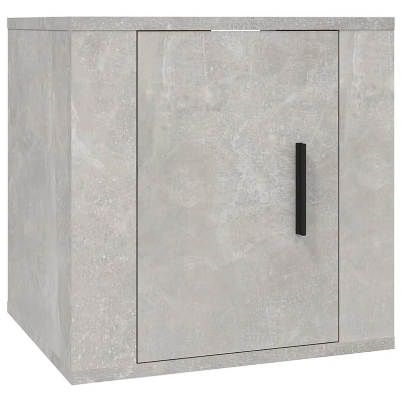Ensemble de meubles armoire buffet TV télévision salon chambre séjour 7 pièces bois d'ingénierie gris 02_0025169