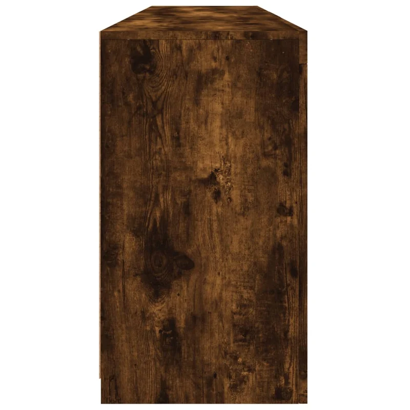 Buffet bahut commode armoire meuble de rangement organisateur cuisine salle de séjour salon avec lumières LED 162 x 37 x 67 cm marron 02_0029871