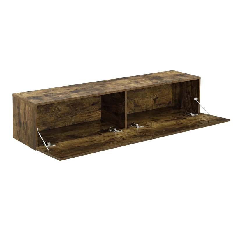 Étagère murale 140 x 33 x 30 cm effet noyer 03_0007027