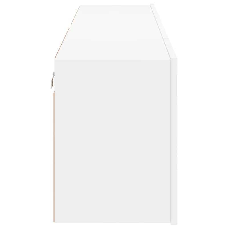 Meubles TV muraux multimédia étagère télévision buffet téléviseur salle à manger salon chambre 2 pièces 80 x 30 x 41 cm blanc 02_0028933