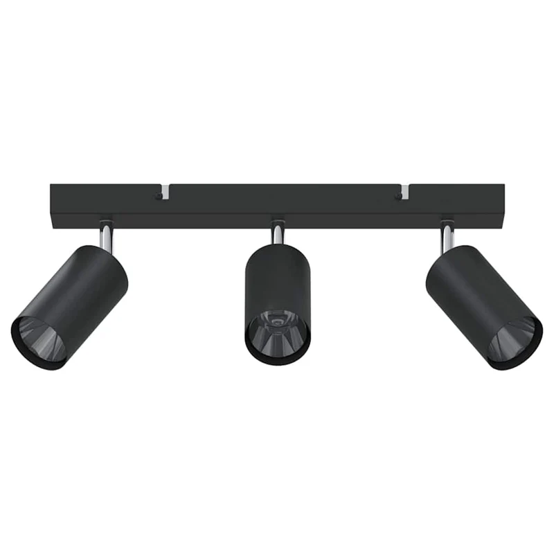 Spot de plafond orientable moderne 38 x 5,5 x 16,5 cm en métal noir 02_0058305