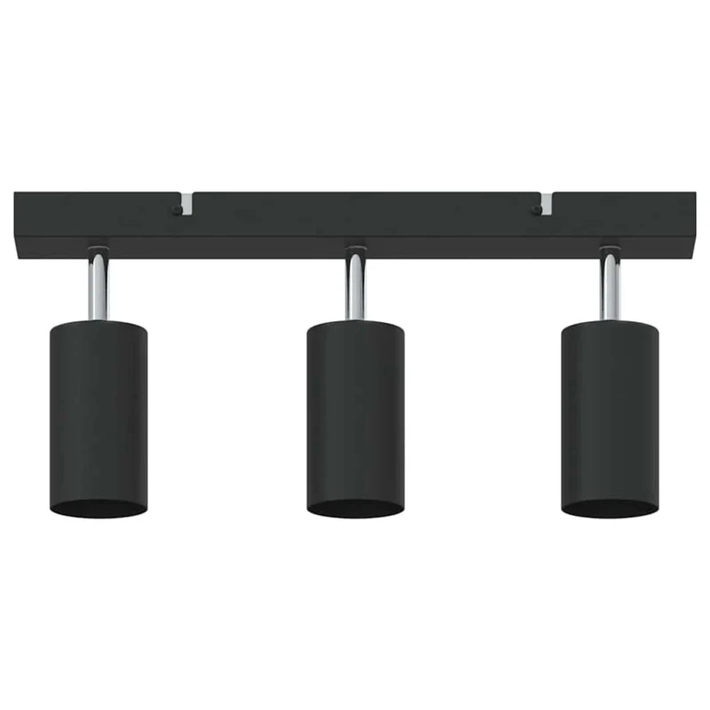Spot de plafond orientable moderne 38 x 5,5 x 16,5 cm en métal noir 02_0058305