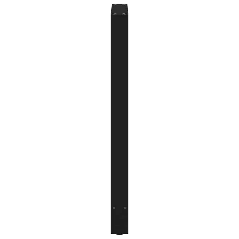 Lot de 2 pieds de table de bar modernes 60 x 100 cm avec nivelleurs réglables en acier thermolaqué noir 02_0057584
