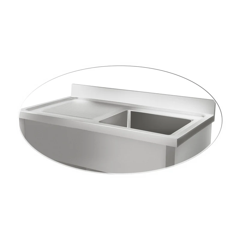 Plonge en inox professionnel 120 cm 14_0005206