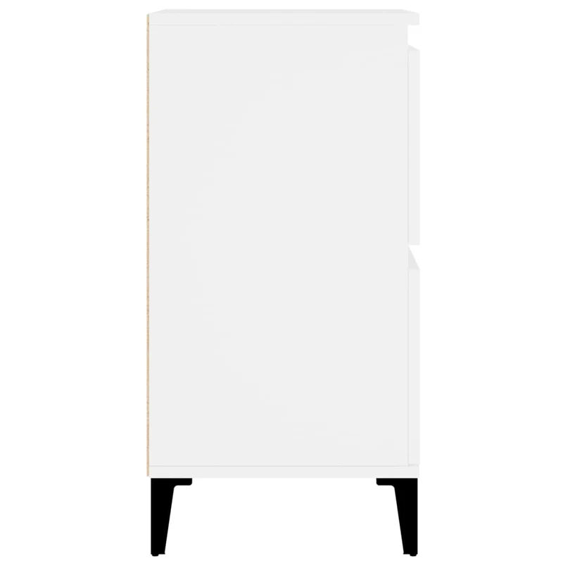 Buffet bahut commode armoire meuble de rangement organisateur cuisine salle de séjour salons 3 pcs 60 x 35 x 70 cm bois d'ingénierie blanc 02_0036991