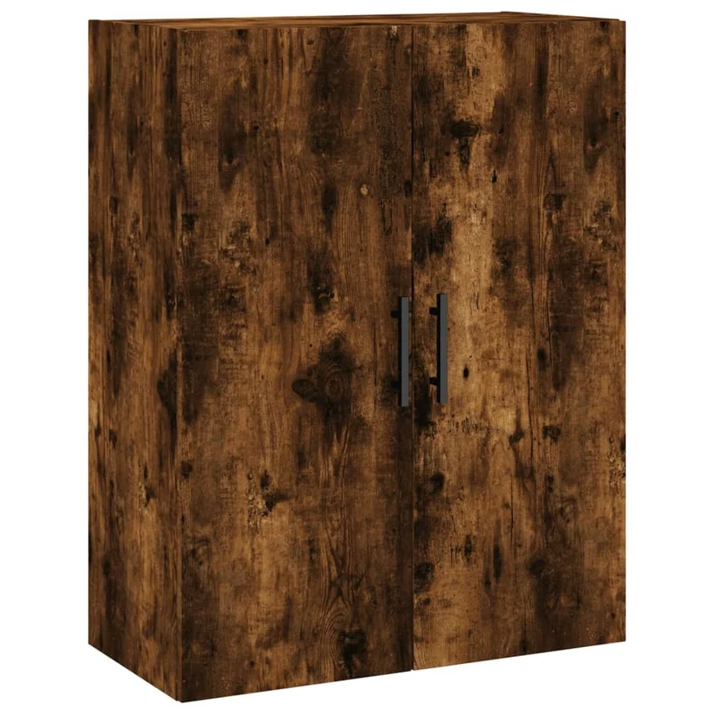 Buffet bahut commode armoire meuble de rangement organisateur cuisine salle de séjour salon haut 69,5 x 34 x 180 cm bois d'ingénierie marron 02_0033526