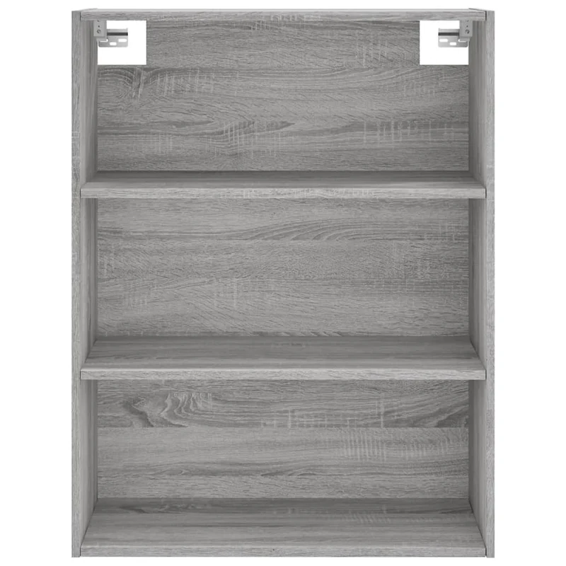Buffet bahut commode armoire meuble de rangement organisateur cuisine salle de séjour salon haut sonoma 69,5 x 34 x 180 cm bois d'ingénierie gris 02_0035600