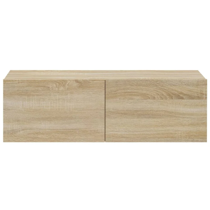 Ensemble de meubles armoire buffet TV télévision salon chambre séjour 5 pièces chêne sonoma bois d'ingénierie brun 02_0024968