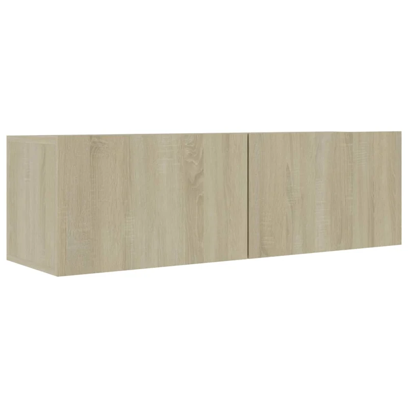 Ensemble de meubles armoire buffet TV télévision salon chambre séjour 5 pièces chêne sonoma bois d'ingénierie brun 02_0024313