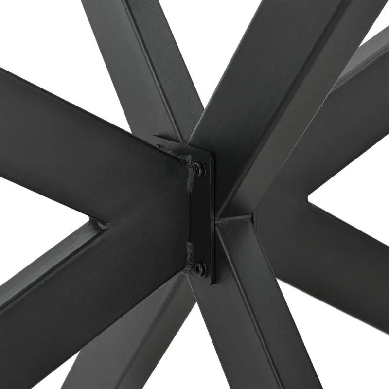 Pied de table acier fer 98 x 58 x 43 cm noir mat 03_0008076