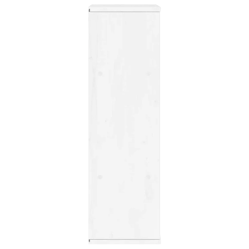 Armoire latérale classique avec 2 tiroirs et 2 étagères 40 x 24 x 79 cm en bois massif pin 02_0058041