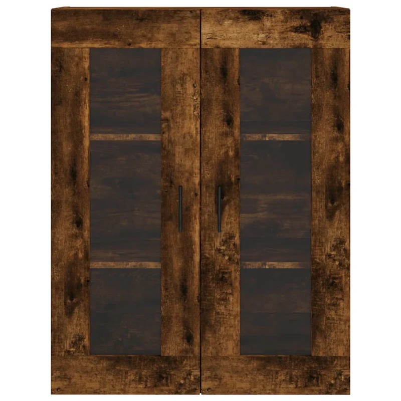 Buffet bahut commode armoire meuble de rangement organisateur cuisine salle de séjour salon haut 69,5 x 34 x 180 cm bois d'ingénierie marron 02_0033435