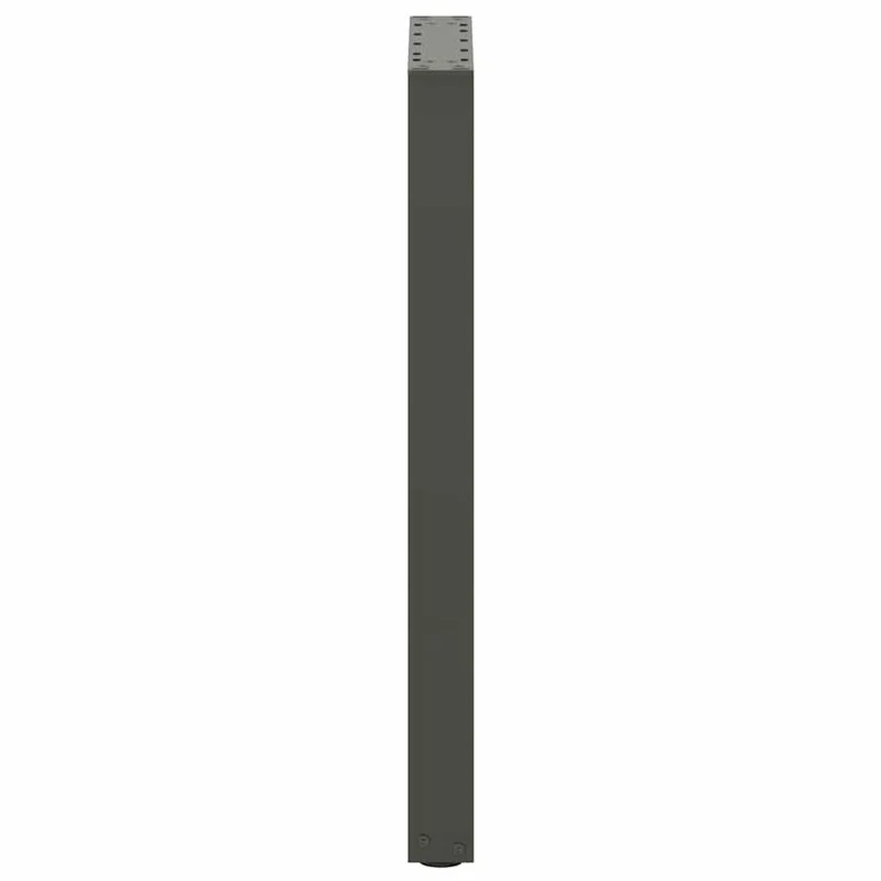 Lot de 2 pieds de table console en U 28 x 73 cm robuste design moderne polyvalent en acier anthracite 02_0057410