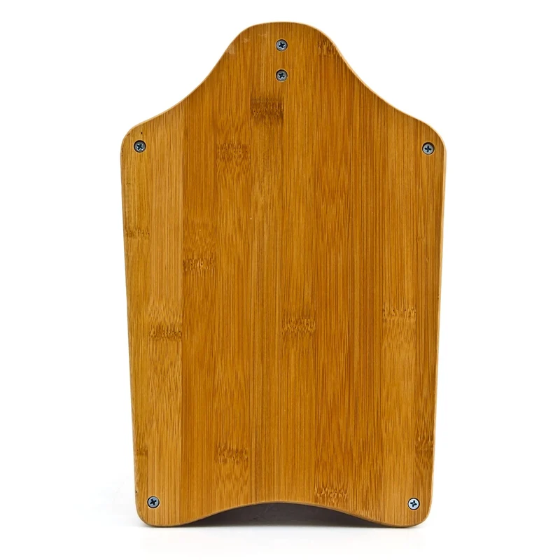 Porte-revues en bambou massif design rustique rangement efficace 40 x 30 x 30 cm en bambou naturel 13_0003108