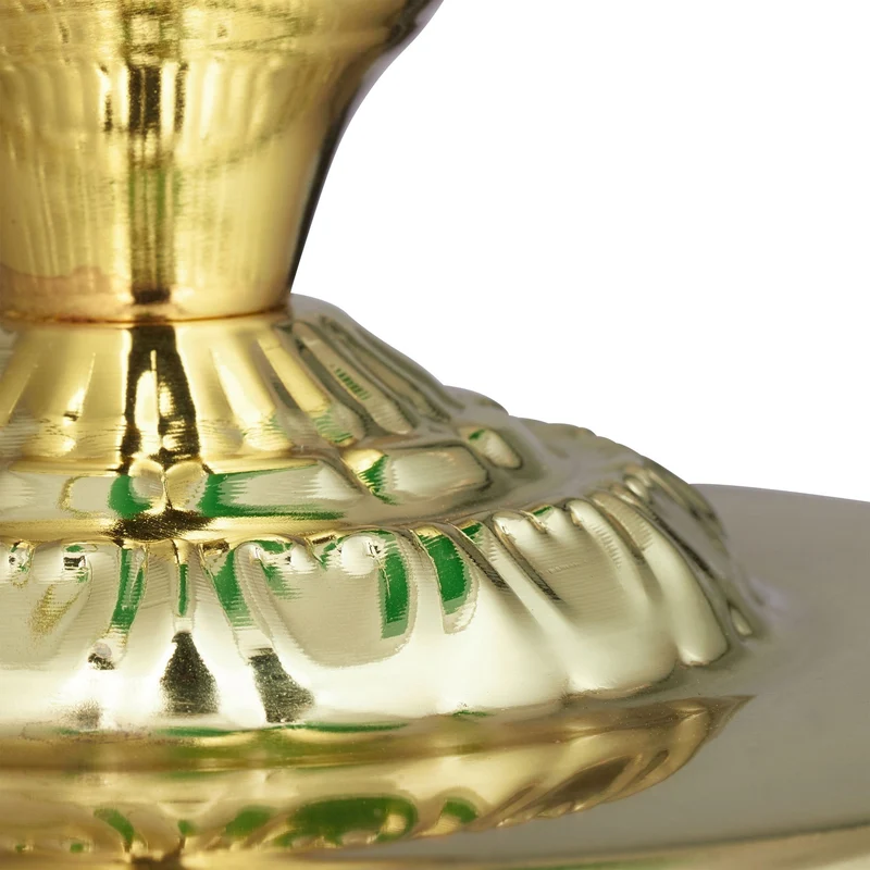 Lampe de bureau vintage design années 30 30 x 15 x 15 cm ambiance agréable socle rond en métal vert 13_0003861