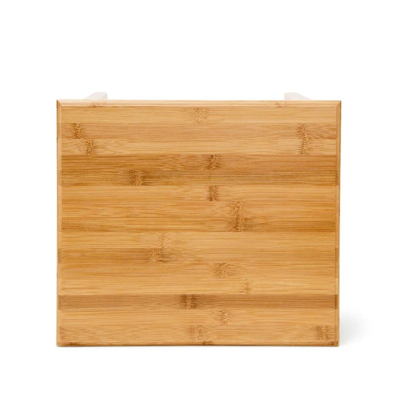 Table d'appoint pratique avec rangement 60 x 40 x 40 cm en bambou naturel 13_0003238