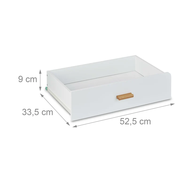 Commode lowboard arrondie rangement décoratif salon 120 x 40 x 50 cm en bambou blanc 13_0003534