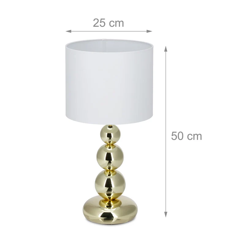 Lampe de table design extravagante éclairage indirect 40 x 30 x 30 cm en métal doré 13_0004704