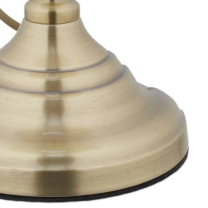 Lampe de table vintage design moderne 30 x 30 x 40 cm éclairage doux ambiance cosy en métal doré 13_0007887