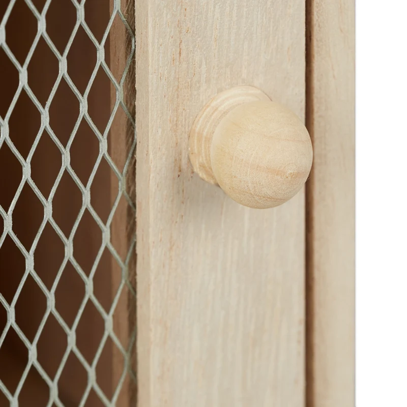 Armoire à oeufs décorative pratique cuisine 25 x 18 x 12 cm style rustique ambiance campagnarde en bois naturel 13_0008706