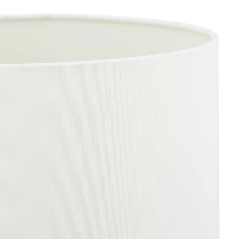 Lampe de table moderne design épuré 55 x 30 cm ambiance cosy en métal argenté 13_0008555