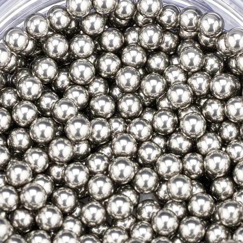Lot de 1000 billes nettoyantes efficaces réutilisables carafes vases 1 cm en acier inoxydable argenté 13_0007491