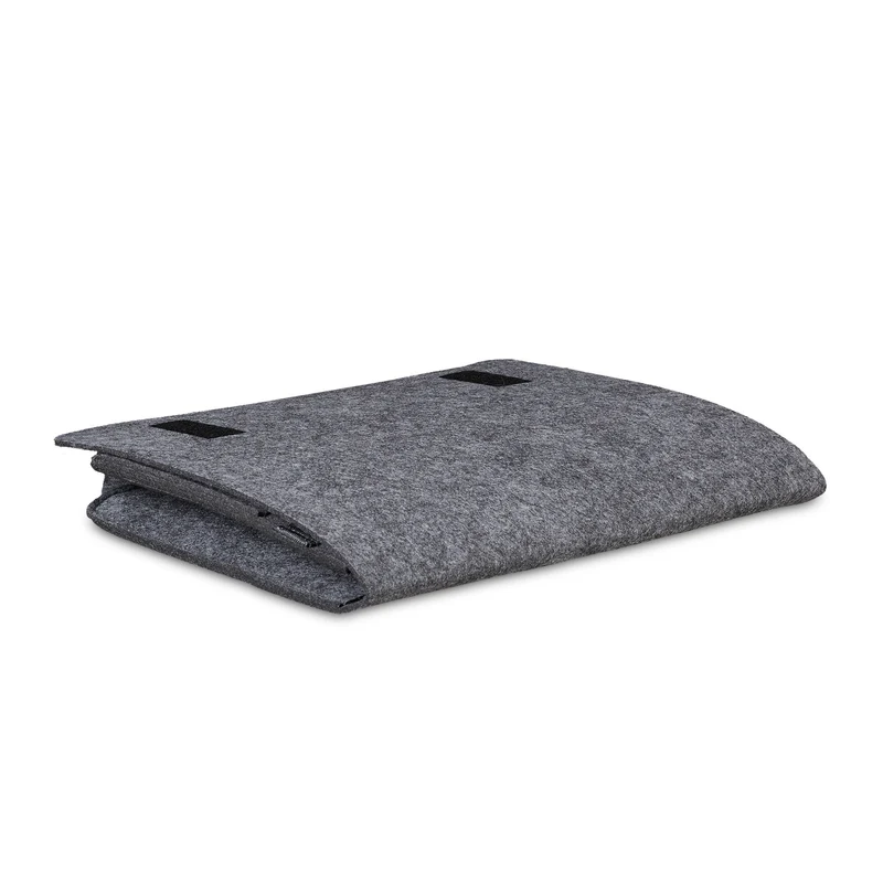 Organisateur de lit avec 6 compartiments pratique chambre 27 x 31,5 x 11,5 cm en feutre gris 13_0009719