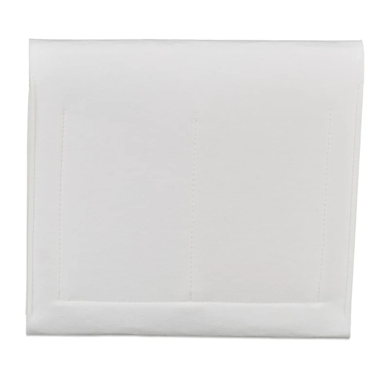 Organisateur de lit avec 5 compartiments rangement pratique chambre 26 x 28 x 5 cm en feutre gris 13_0009727