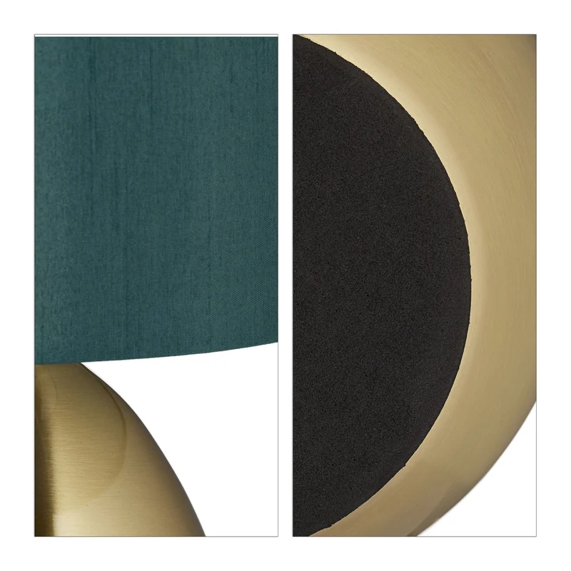 Lampe de chevet tactile moderne éclairage d'ambiance 30 x 15 cm en fer doré 13_0010882